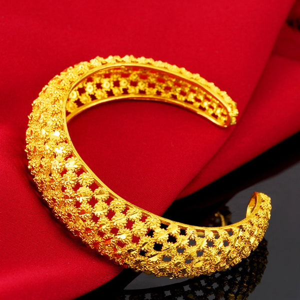 Adjustable Feng Shui Auspicious Gold Plated Bracelet