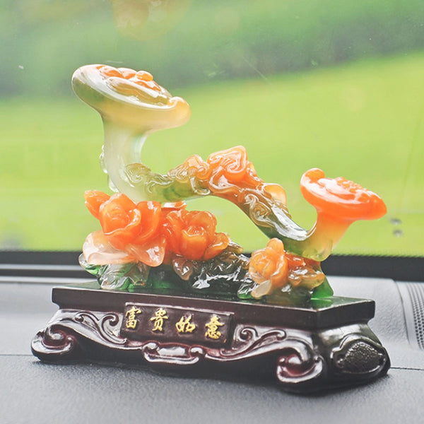 Resin Lucky and Wealth Ruyi Decoration