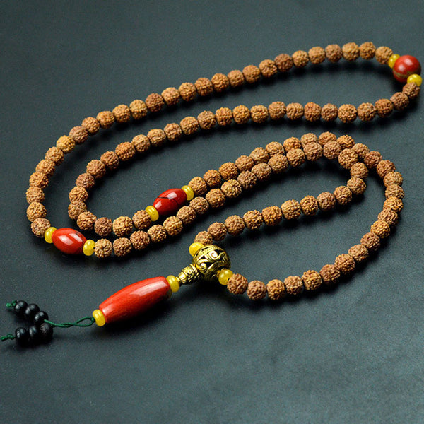 Vajra Buddhist Prayer Bracelet/Necklace Agate & Aventurine