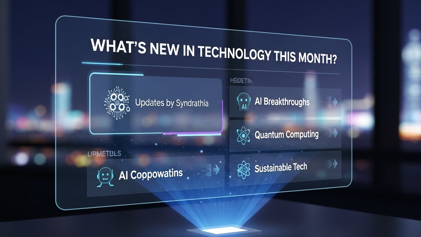 It updates by syndrathia: What’s New in Technology This Month?
