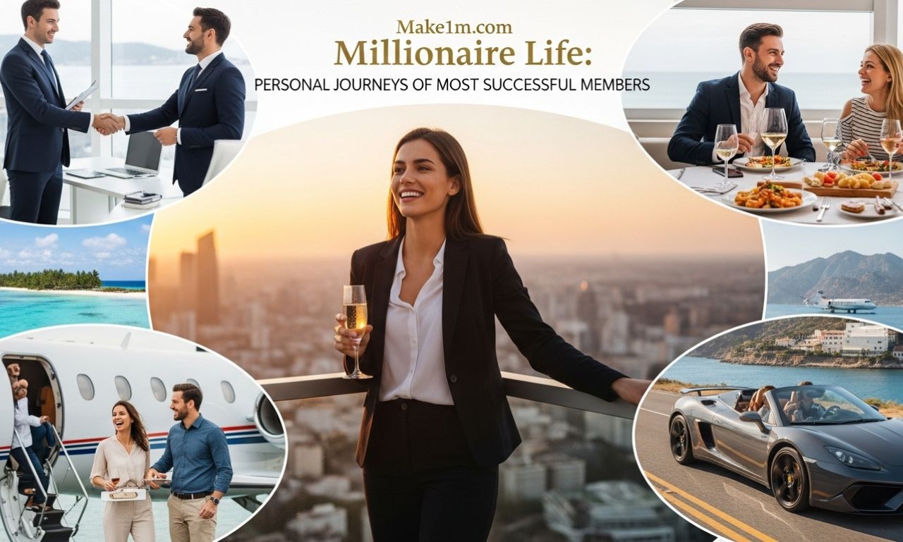 Make1m.com millionaire life: Personal Journeys of Most Successful Members