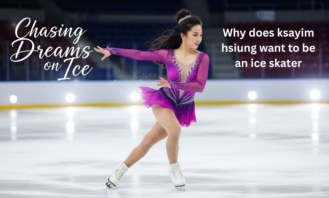 Why does ksayim hsiung want to be an ice skater: Chasing Dreams on Ice